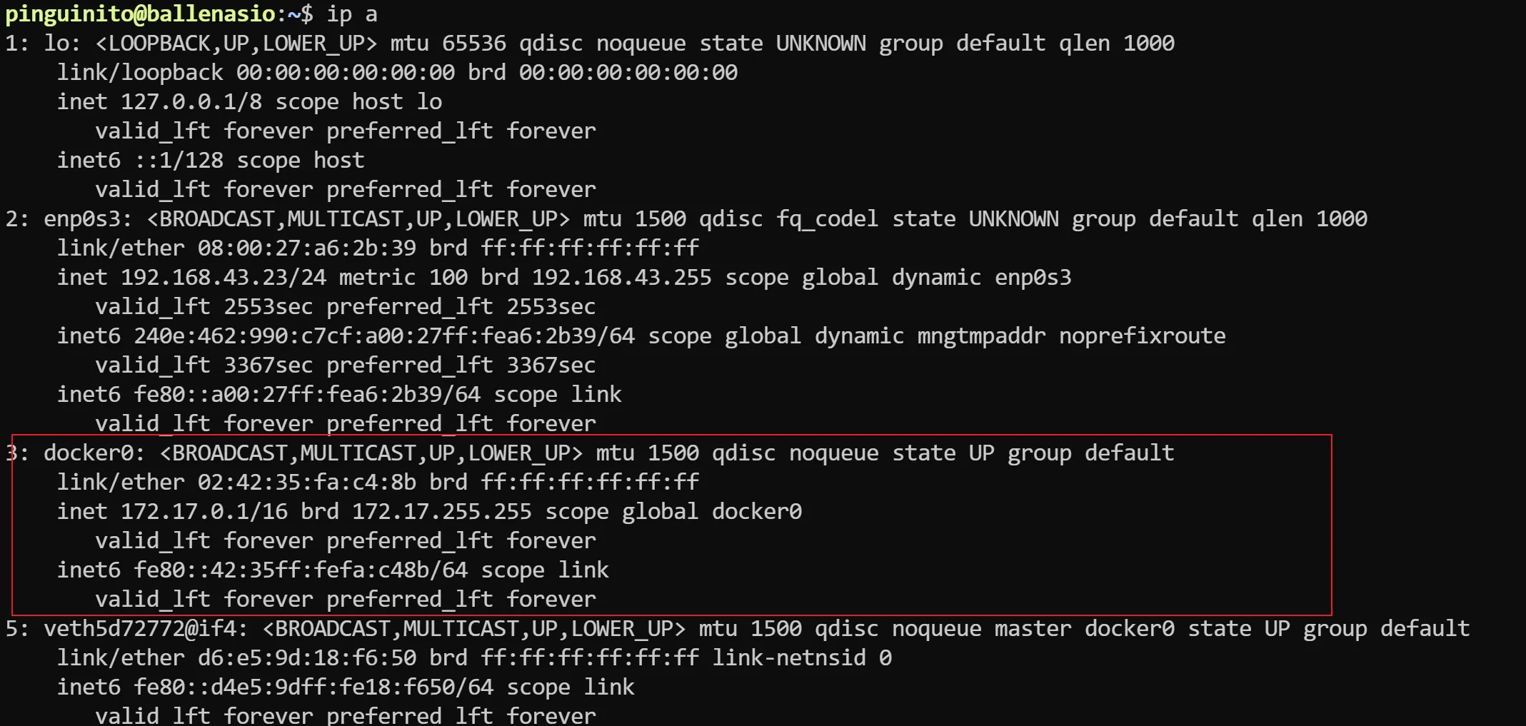 Docker 运行时进程